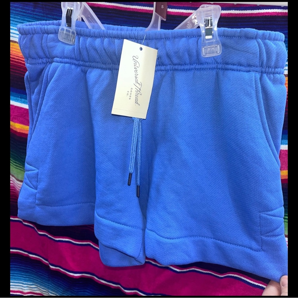 Universal Threads blue sweat shorts. With tags!! Size XS women’s.
